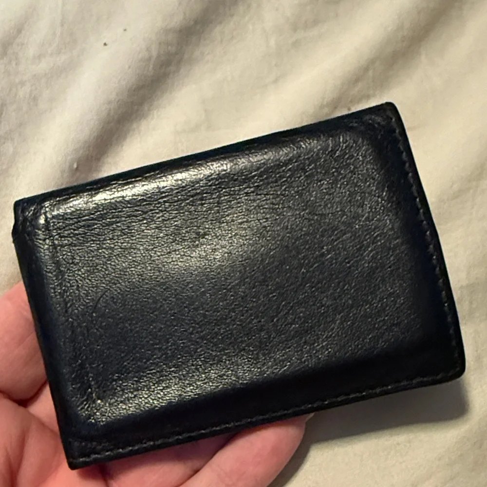 BOTTEGA VENETA Authentic Leather Business Card Holder Card Case Intrecciato